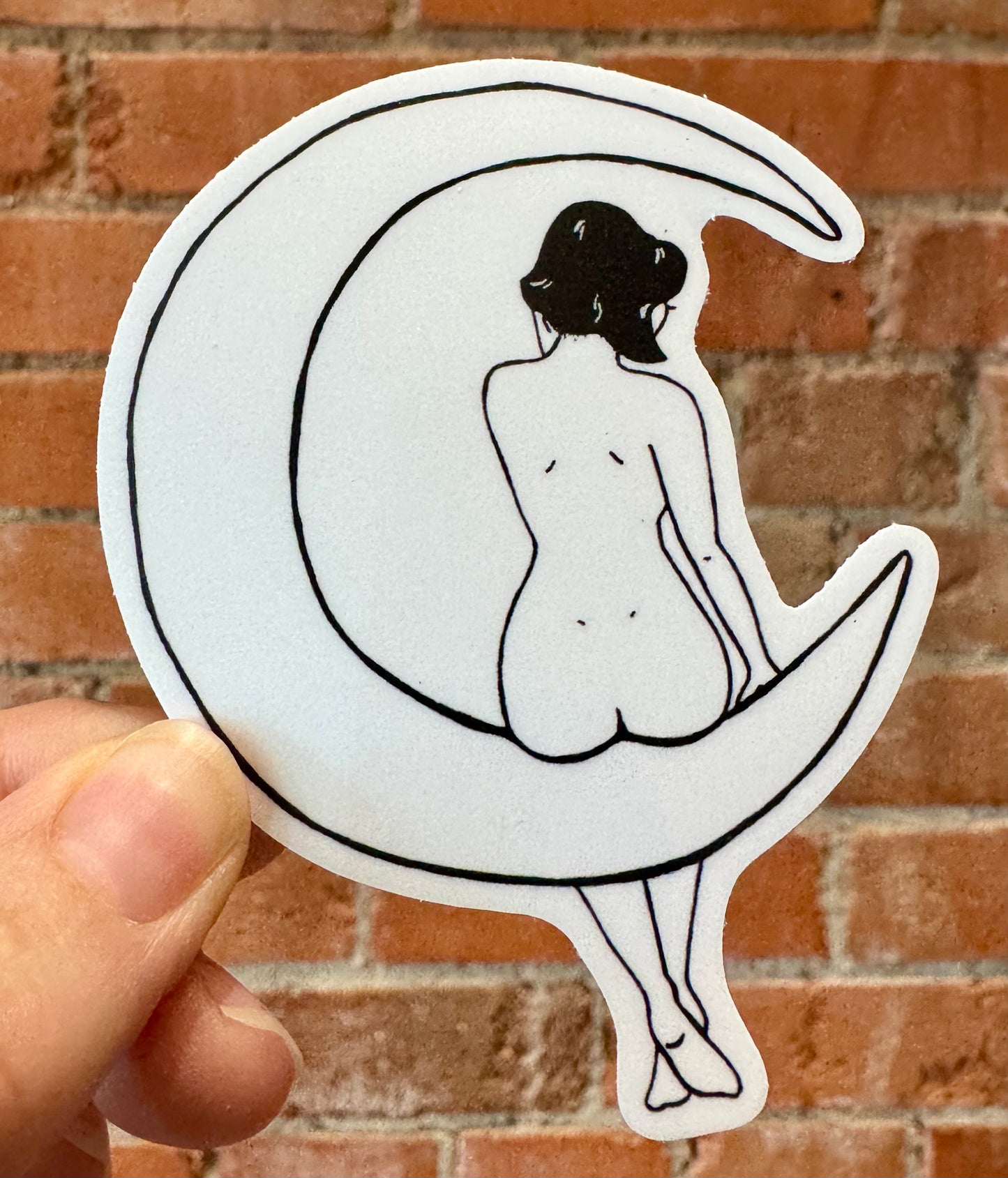 VanZayton Arts- Moon Babe Sticker
