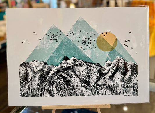 Olympia- Papio Press: The Mountains Art Print