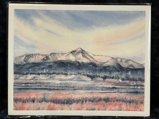 Ivywild Studio- 11"x14" Watercolor Print- Mt. Elbert