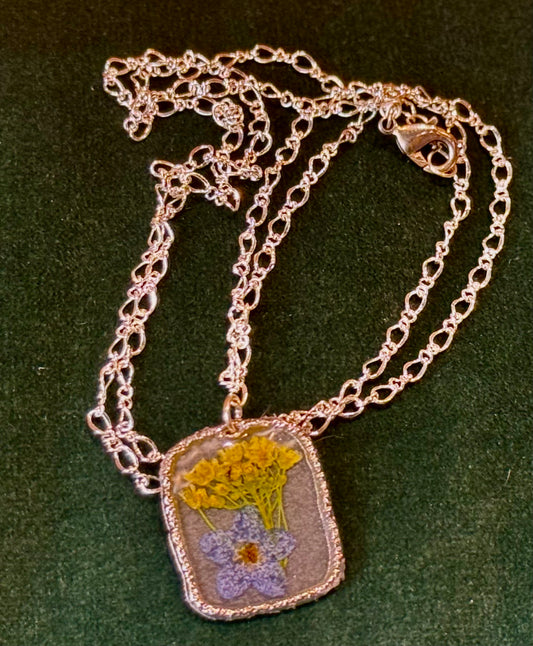 Blossom Designs Resin Flower Necklaces