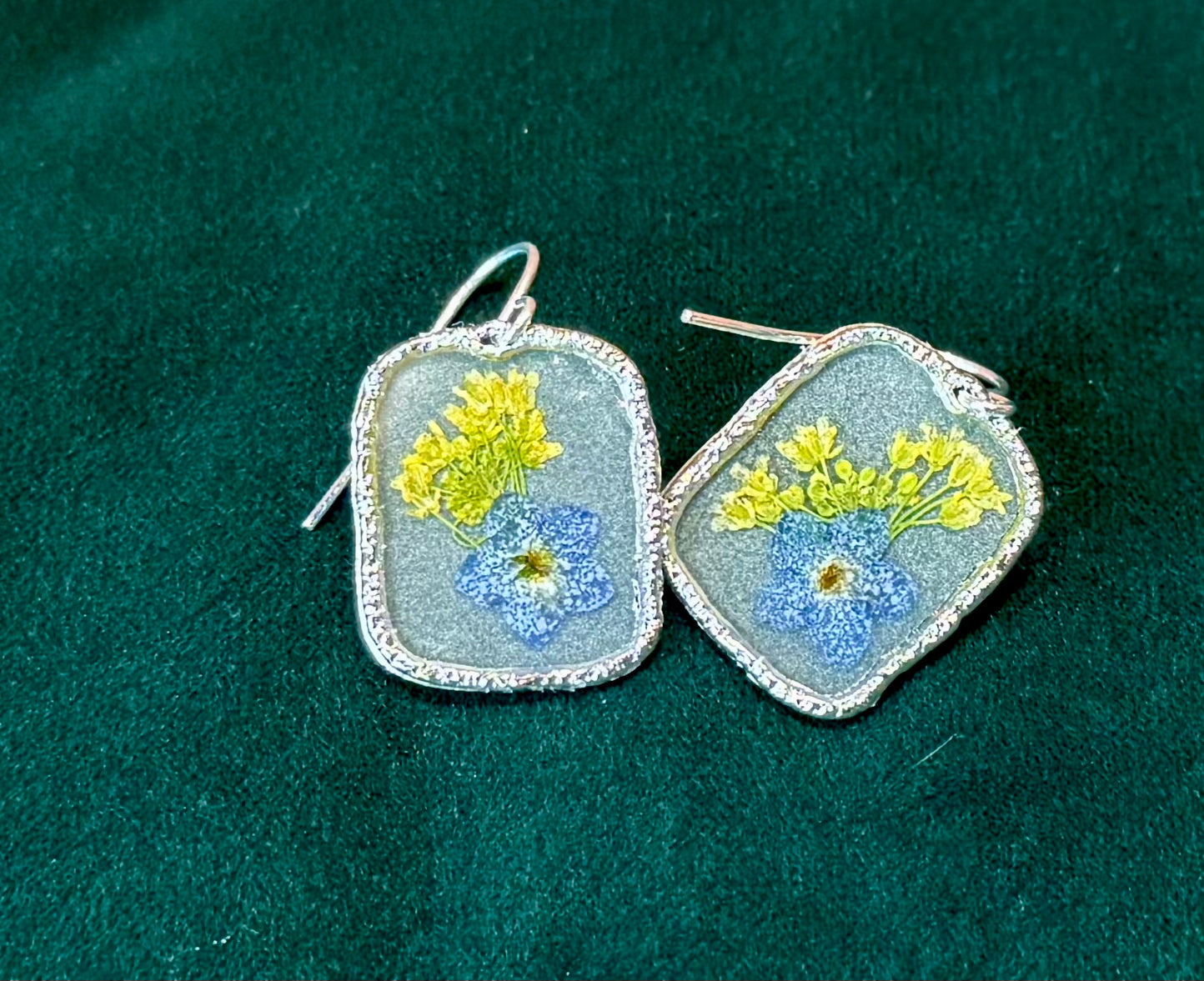 Blossom Designs Resin Flower Earrings