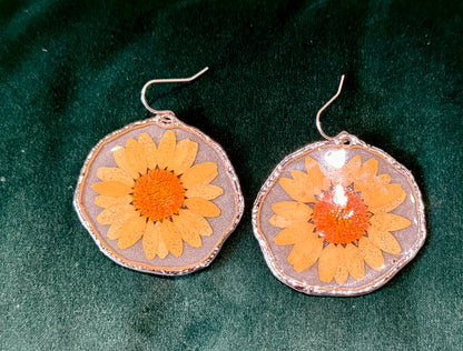 Blossom Designs Resin Flower Earrings
