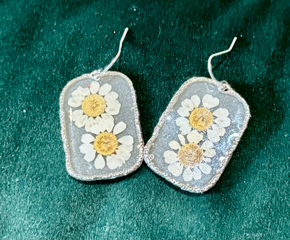 Blossom Designs Resin Flower Earrings