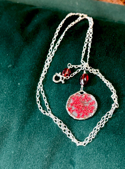 Blossom Designs Resin Flower Necklaces
