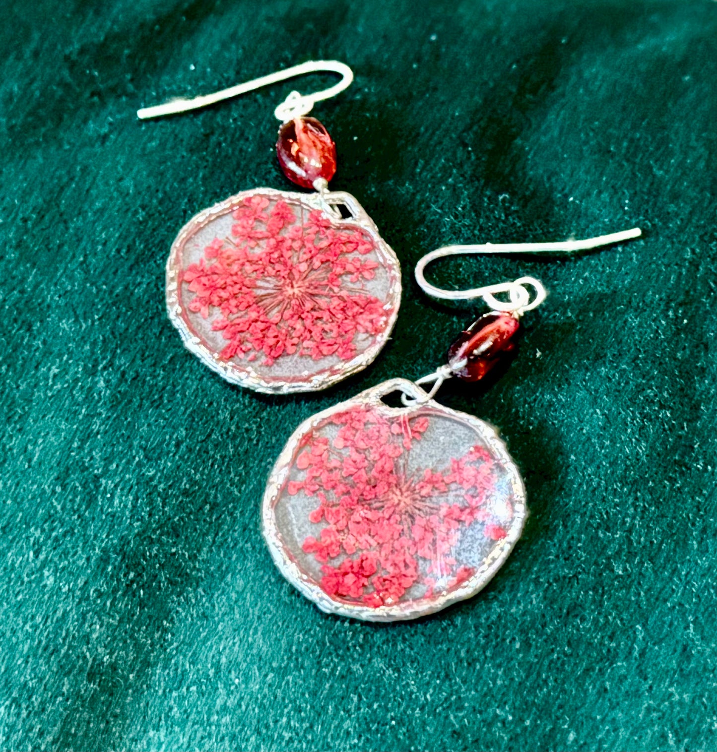 Blossom Designs Resin Flower Earrings