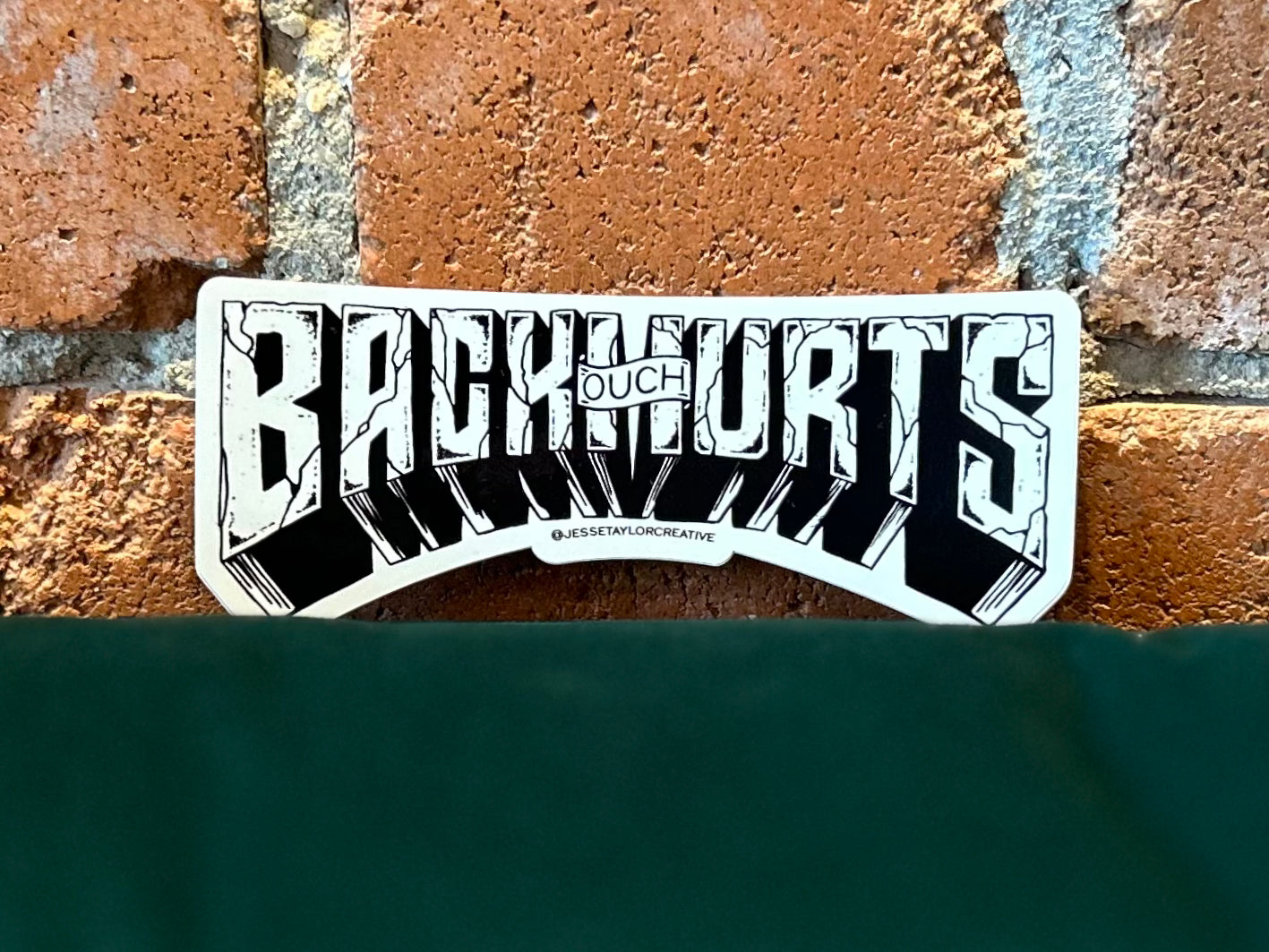 Jesse Taylor Creative-Backhurts Sticker