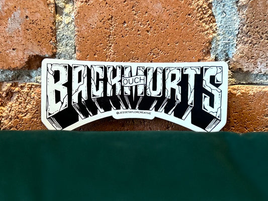 Jesse Taylor Creative-Backhurts Sticker