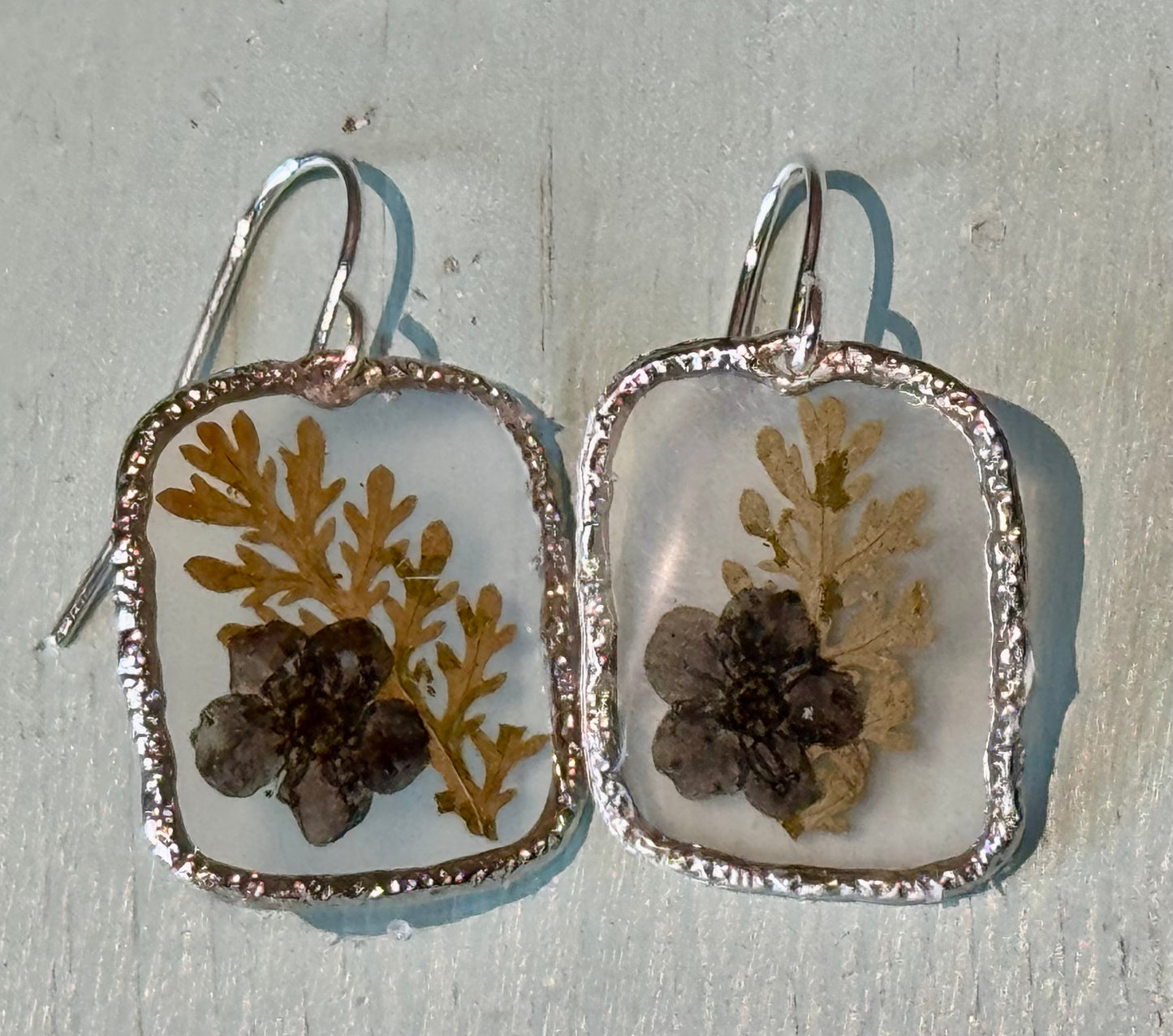 Blossom Designs Resin Flower Earrings