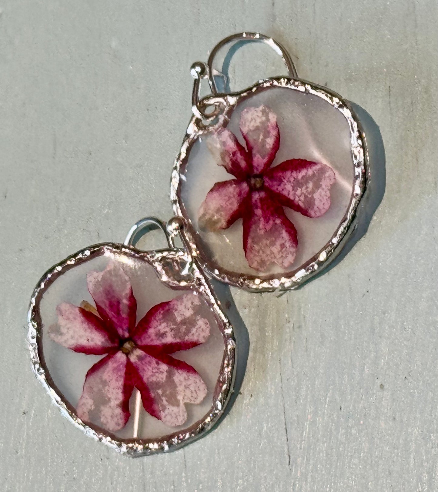 Blossom Designs Resin Flower Earrings