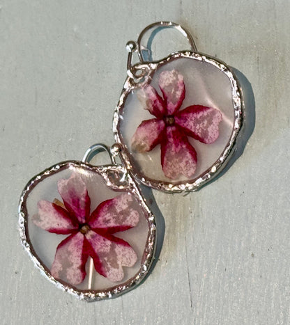 Blossom Designs Resin Flower Earrings