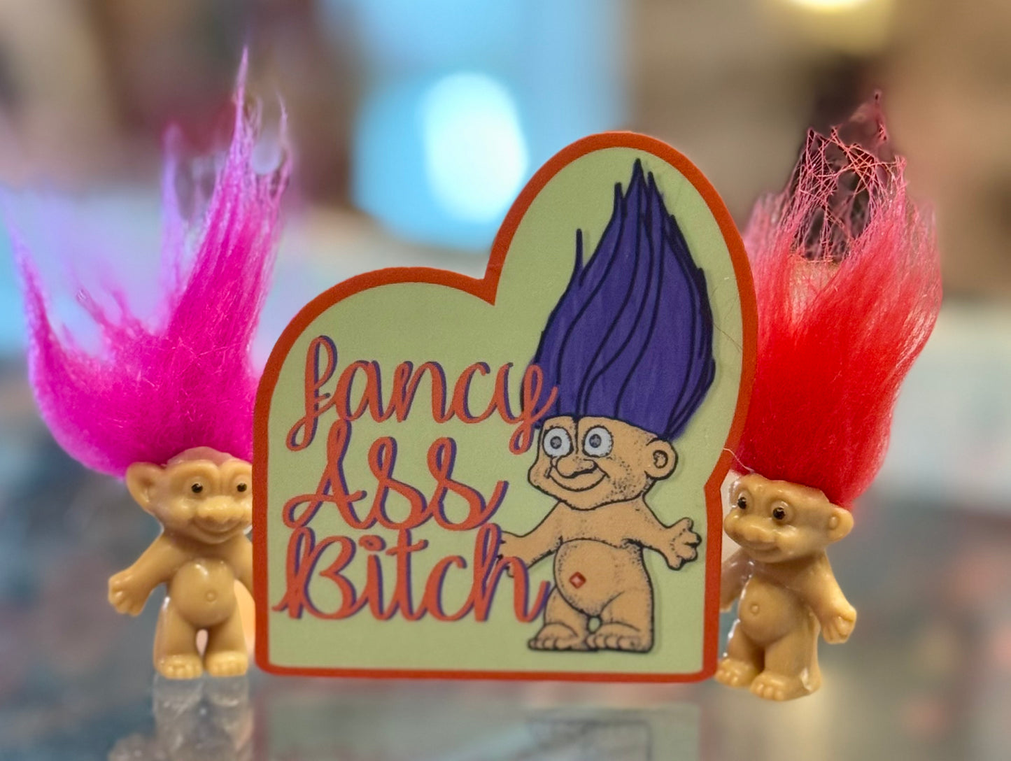 Fancy Ass Bitch Troll Sticker