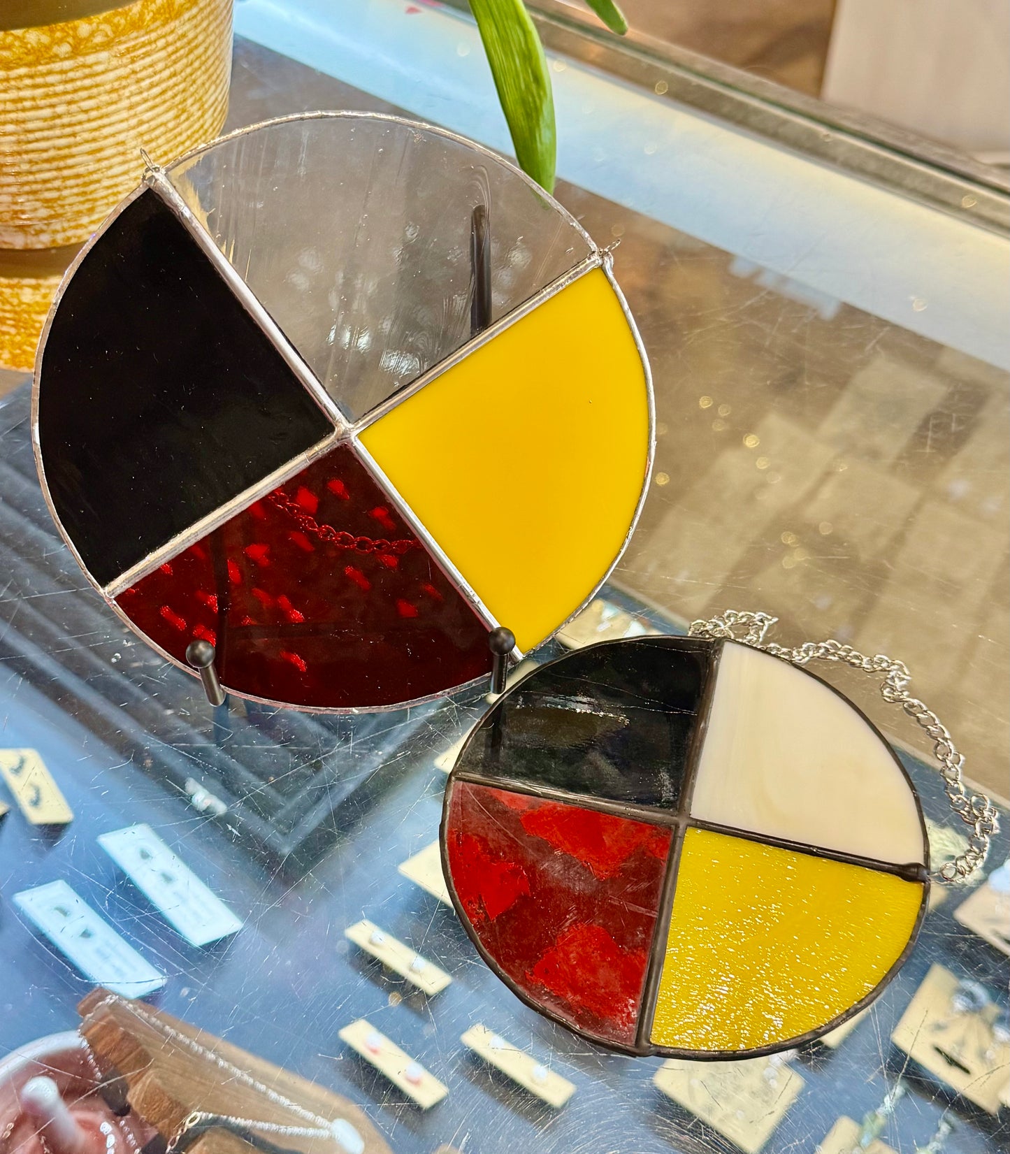 Taylor Heydman- Stained Glass- Medicine Wheel