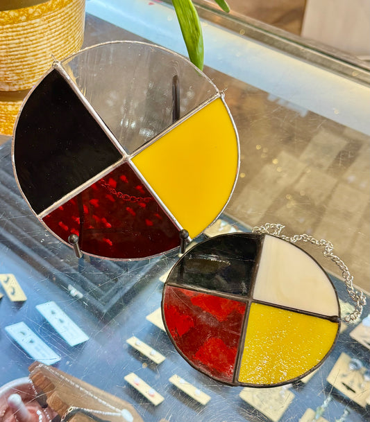 Taylor Heydman- Stained Glass- Medicine Wheel