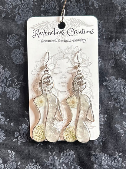 Ravenclaws Creations- Botanical Figure Earrings