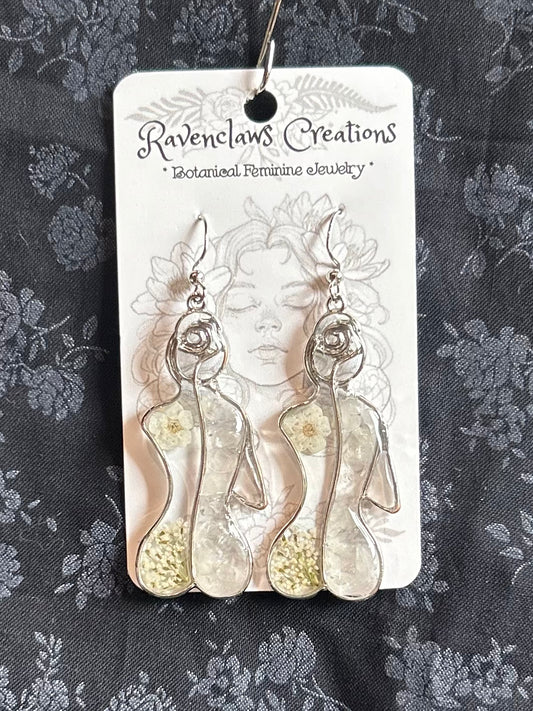 Ravenclaws Creations- Botanical Figure Earrings