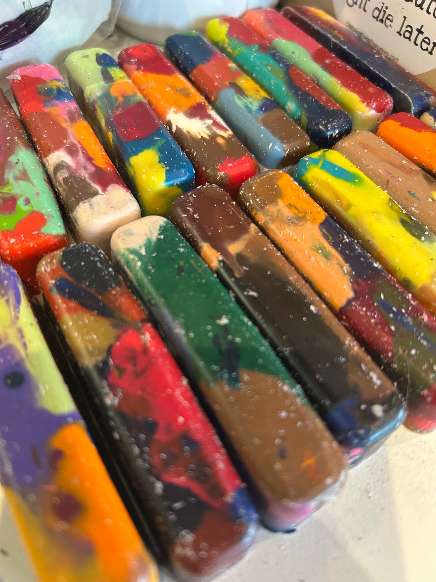 Marbled Crayons