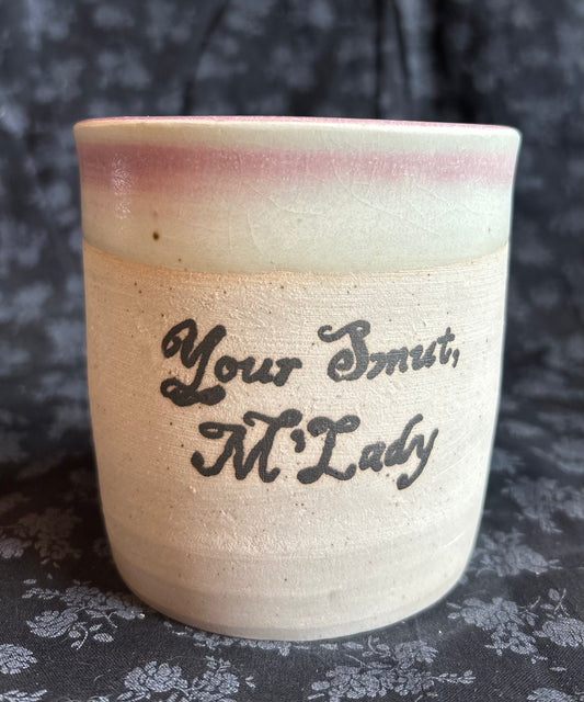 Nitra Olsen Ceramics- Your Smut M'Lady Large Tumbler