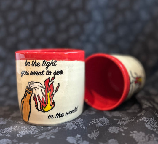 Nitra Olsen Ceramics- Be the Light Mug
