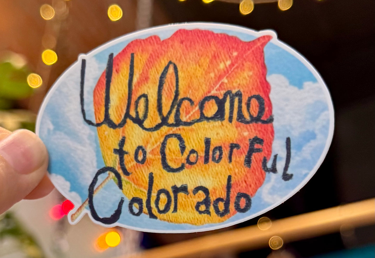 Welcome to Colorful Colorado Aspen Leaf Sticker