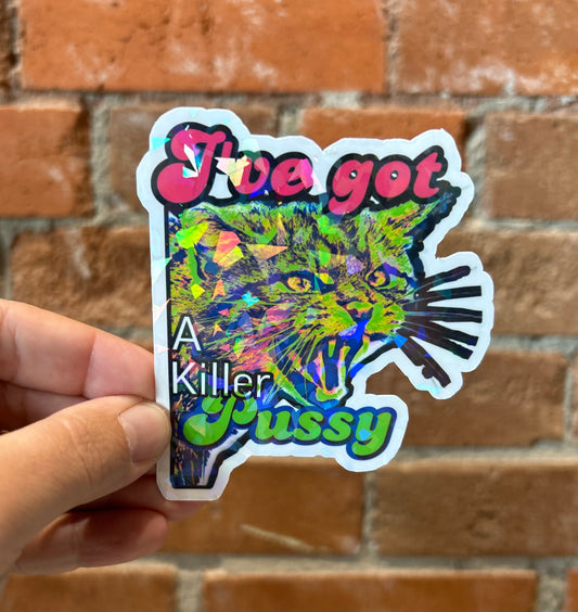 Scattered Mind Killer Pussy Sticker