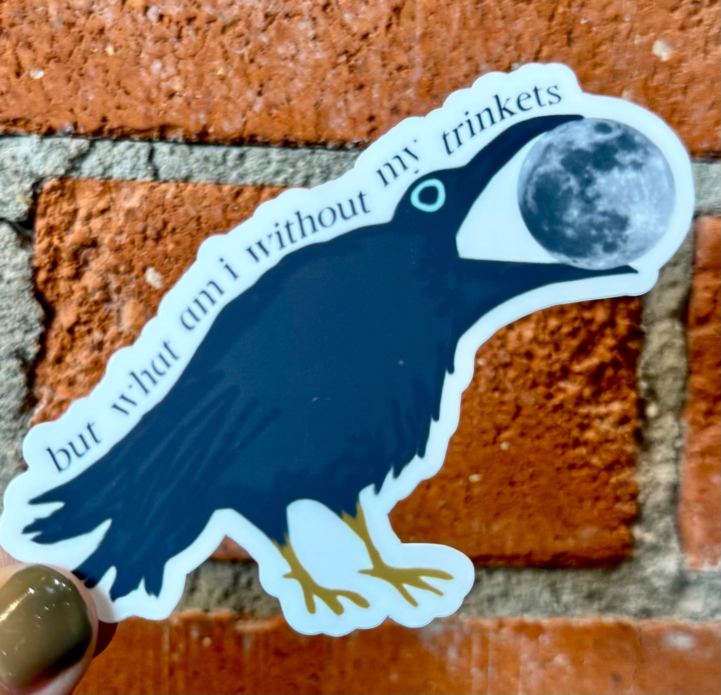 Crow & Trinket Sticker