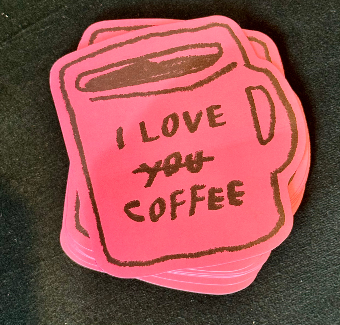 Olympia-Adam J. Kurtz: I Love Coffee Sticker
