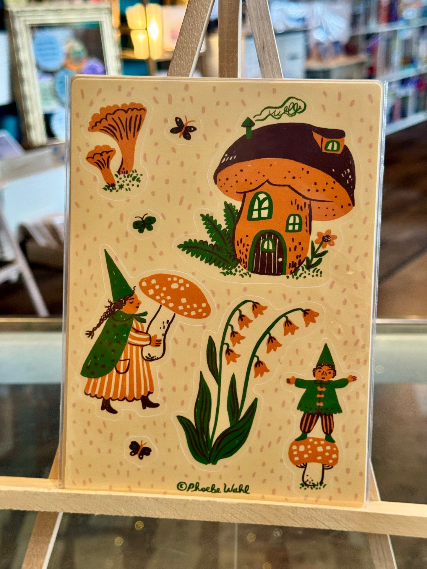 Olympia- Phoebe Wahl: Forest Gnome Sticker Sheet Set
