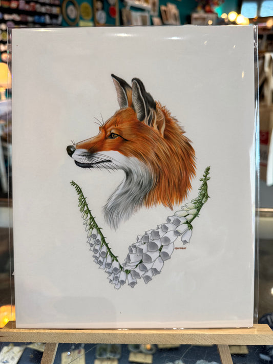 Olympia- Berkley Illustration: Fox & Foxglove Art Print