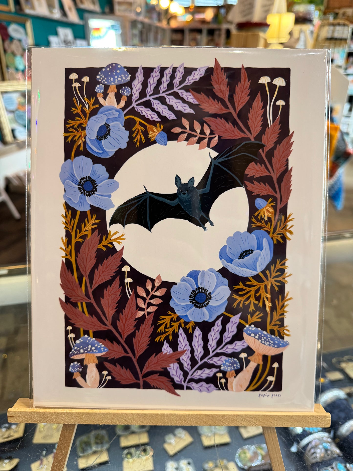 Olympia- Papio Press: Lunar Bat Art Print