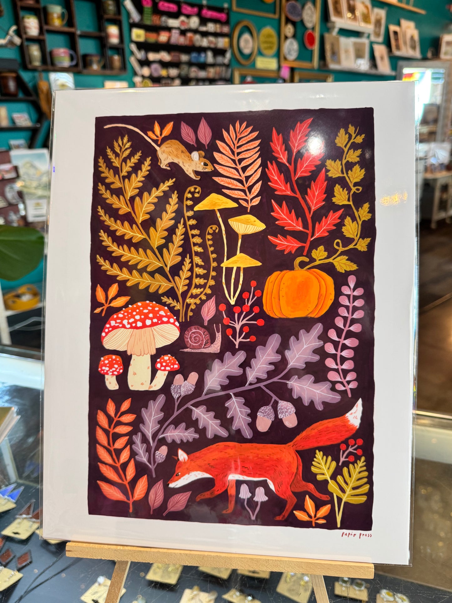 Olympia- Papio Press: Autumnal Fox Art Print