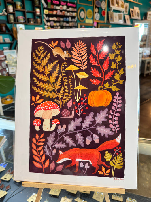 Olympia- Papio Press: Autumnal Fox Art Print