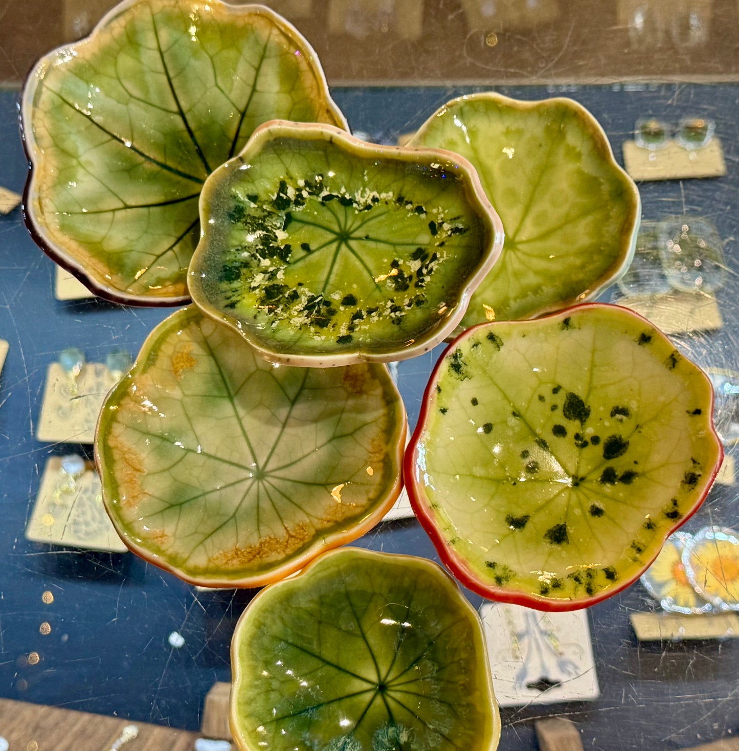 Spunky Sloth Ceramics- Leaf Trinket Dishes