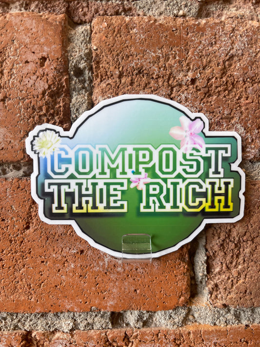 Scattered Mind Compost the Rich Sticker