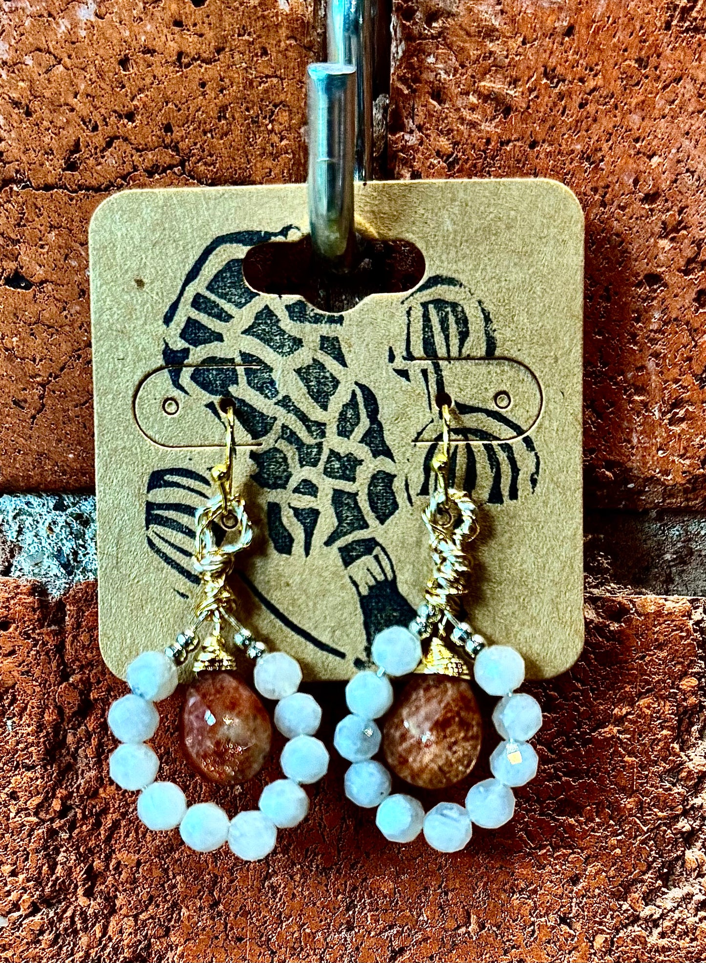 Blossom Designs Sun and Moon Earrings