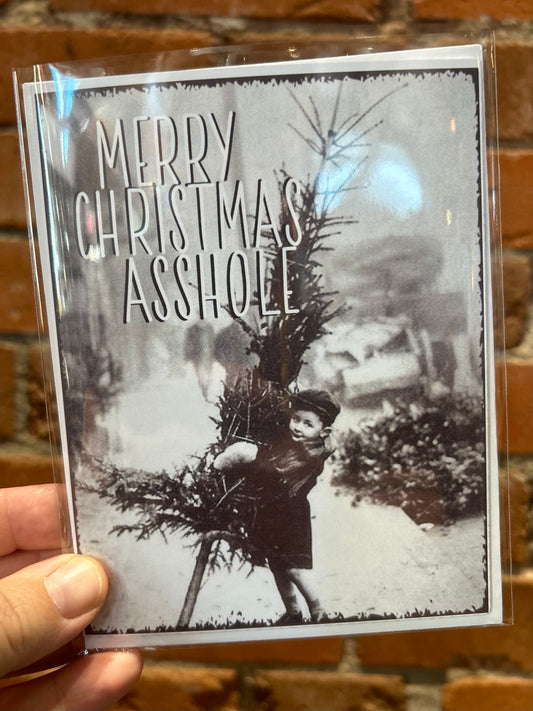 Merry Xmas Asshole Card