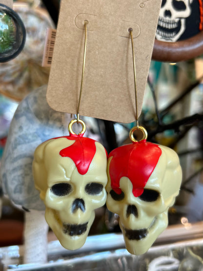 Spooky Skull Earrings