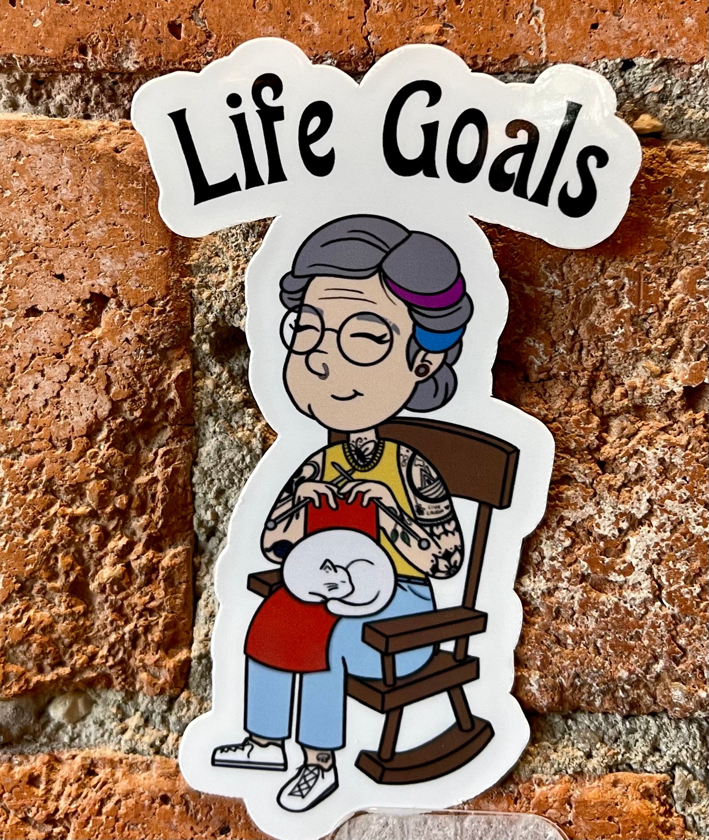 Emily Smith- Life Goals Sticker