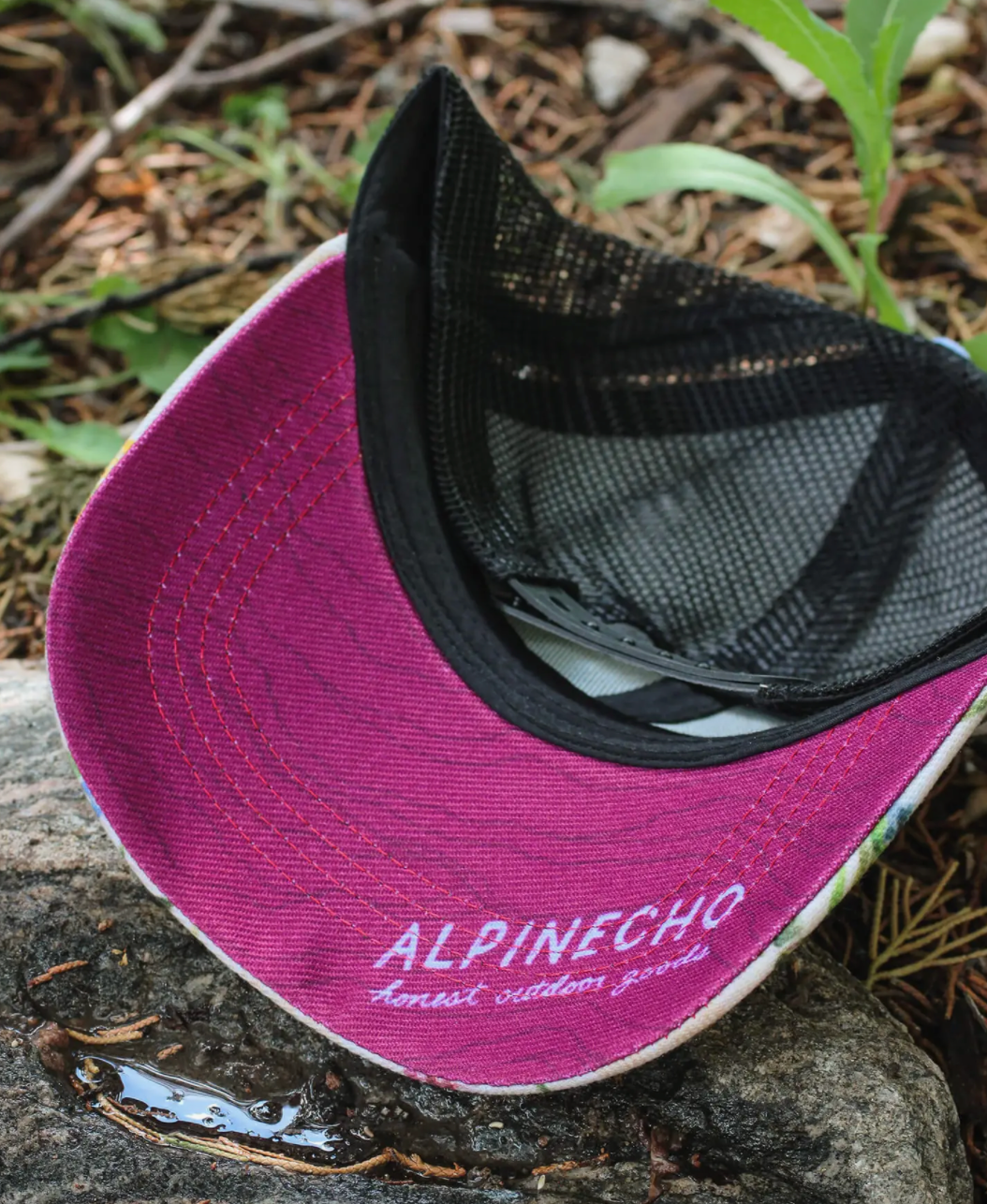Alpinecho Wildflower Trucker Hat