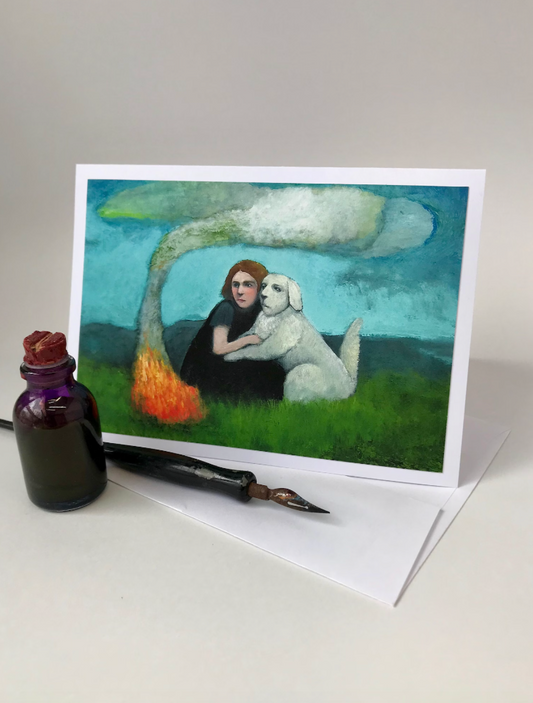 Shannon Richardson Art- Art Note Card- Warmth and Comfort