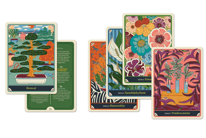 Oddly Enough Books- The Happy Houseplant Deck: 50 Cards for Intuitive Plant Care by Caitlin Keegan