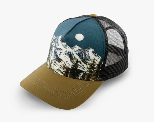 Alpinecho Moonlit Mountain Trucker Hat