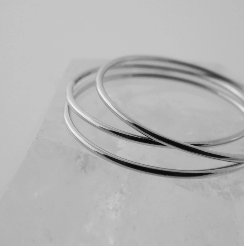 Honey Cat- Thin Stacking Ring- Sterling Silver