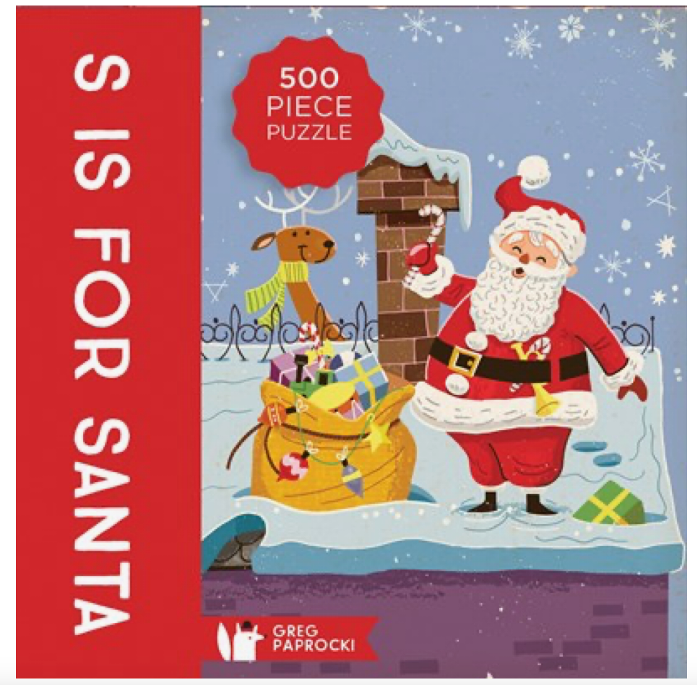 Gibbs Smith- S Is for Santa Jigsaw Puzzle