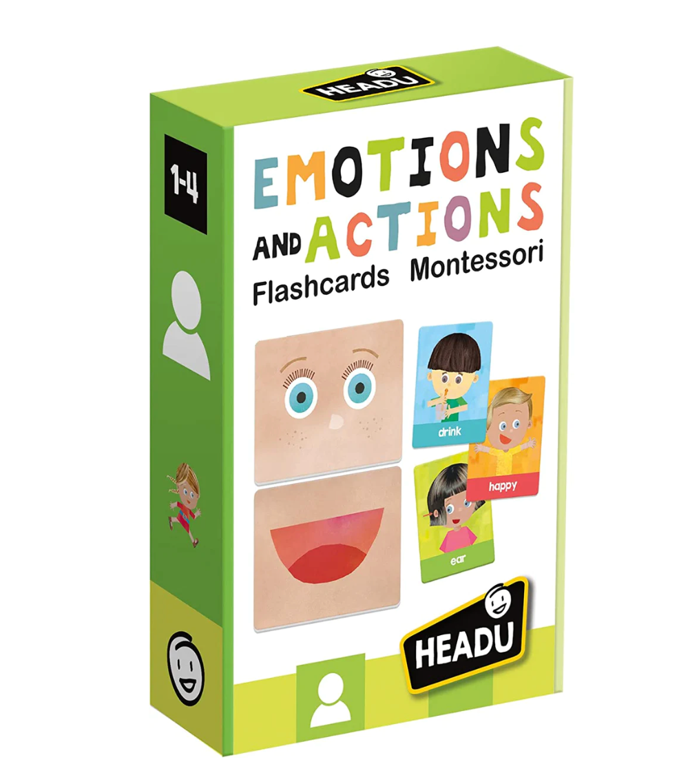 Headu- Flashcards Montessori Emotions and Actions