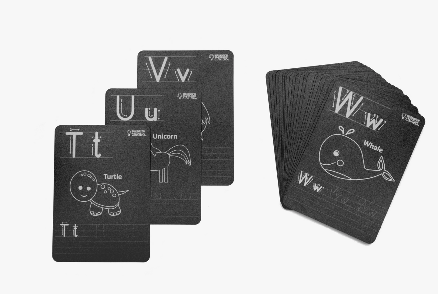Imagination Starters- Reusable Coloring Placemats: Alphabet Flash Cards