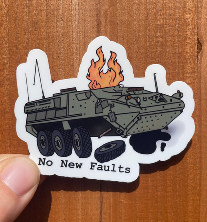 Emily Smith- No New Faults Sticker