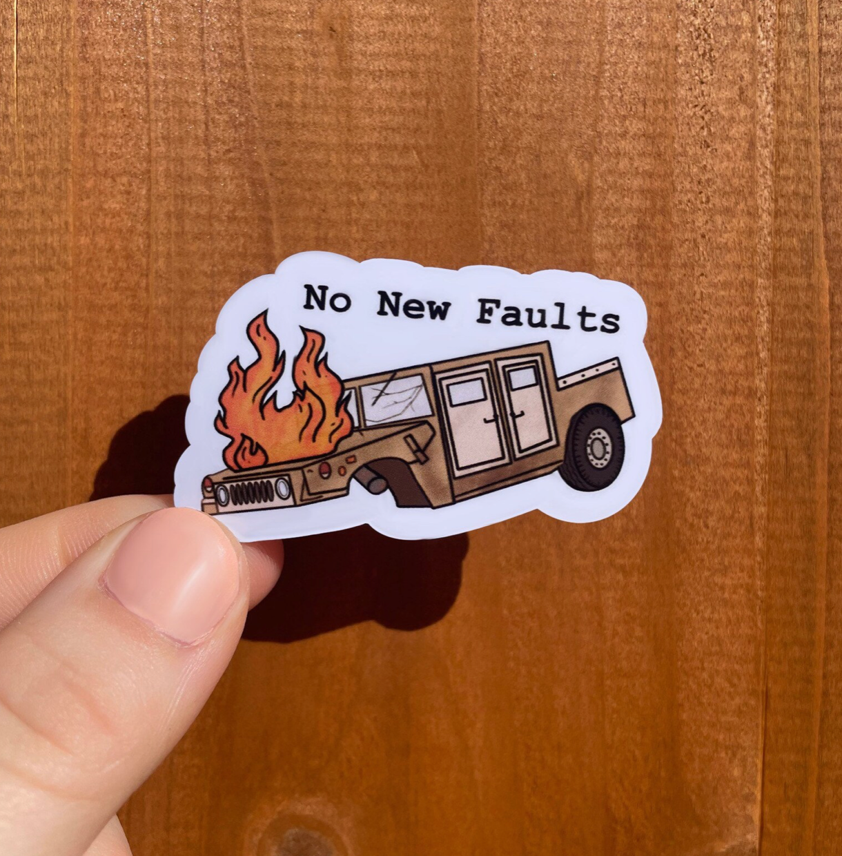 Emily Smith- No New Faults Sticker