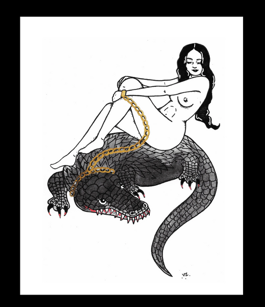 VanZayton Arts- Pet Alligators 8x10 Print
