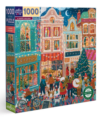 eeBoo- Jigsaw Puzzle 1000 pc A Happy Holiday