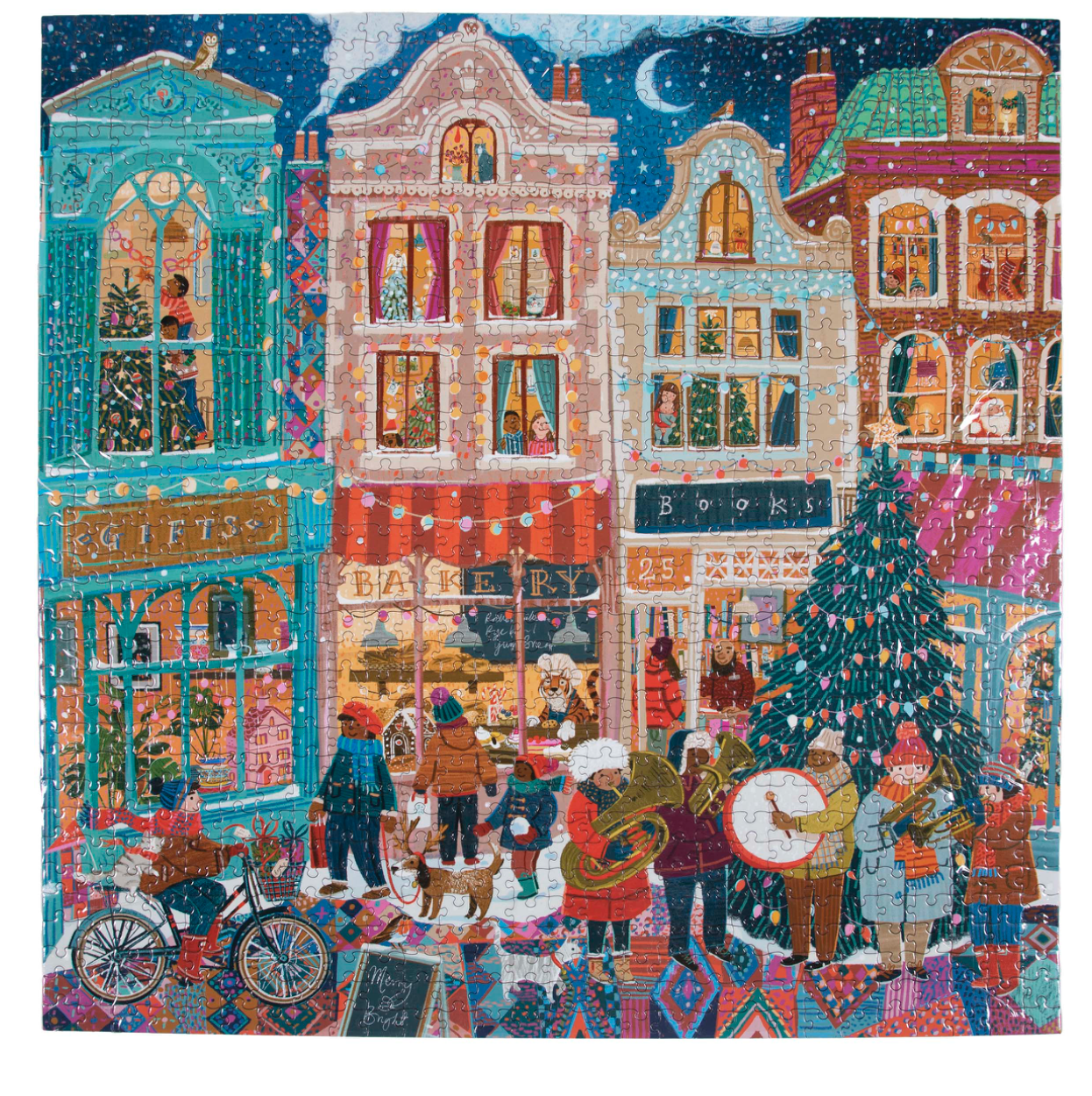 eeBoo- Jigsaw Puzzle 1000 pc A Happy Holiday